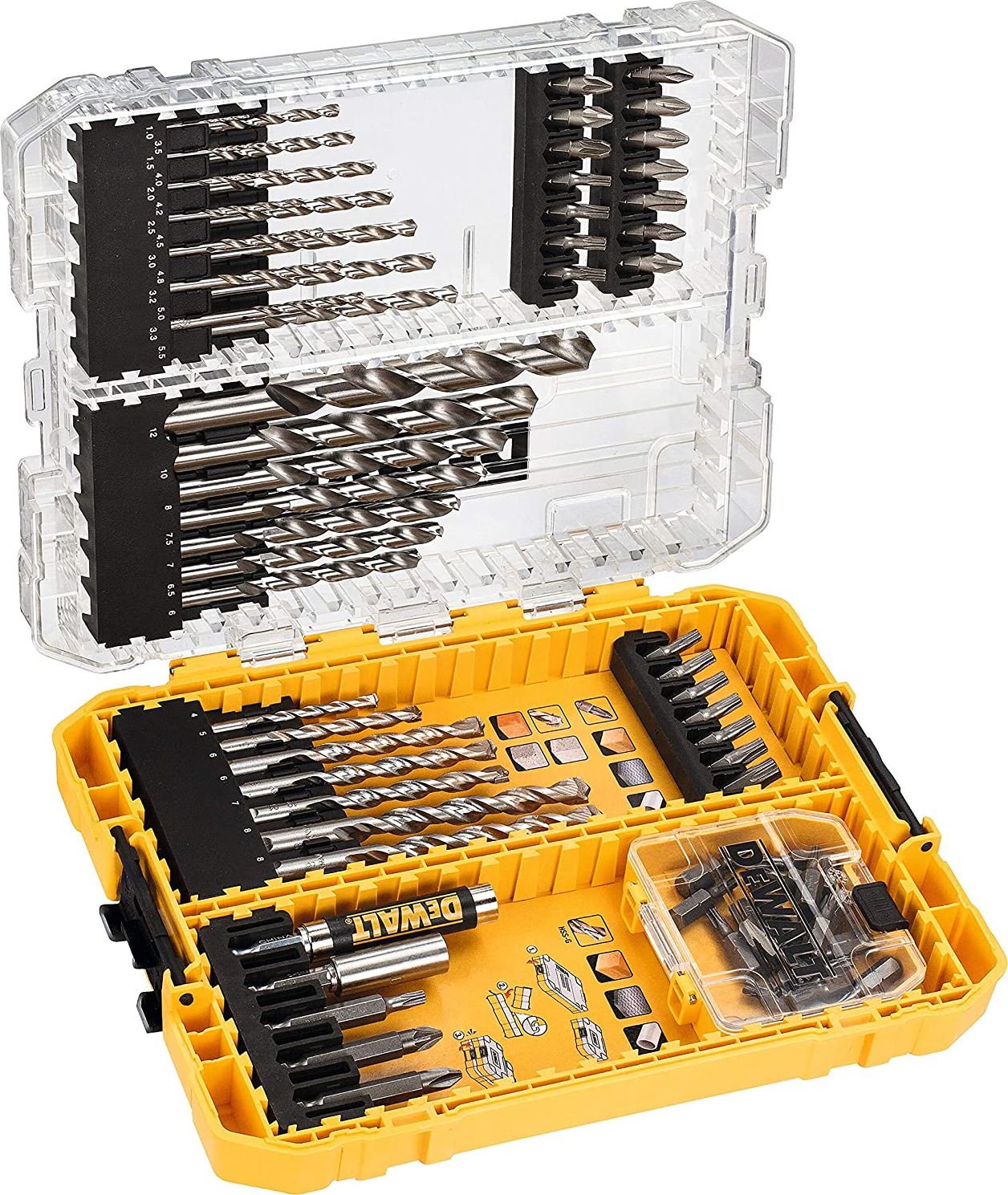Wiertło Dewalt Dewalt bit and drill set DT70761 72 pcs. - DT70761-QZ