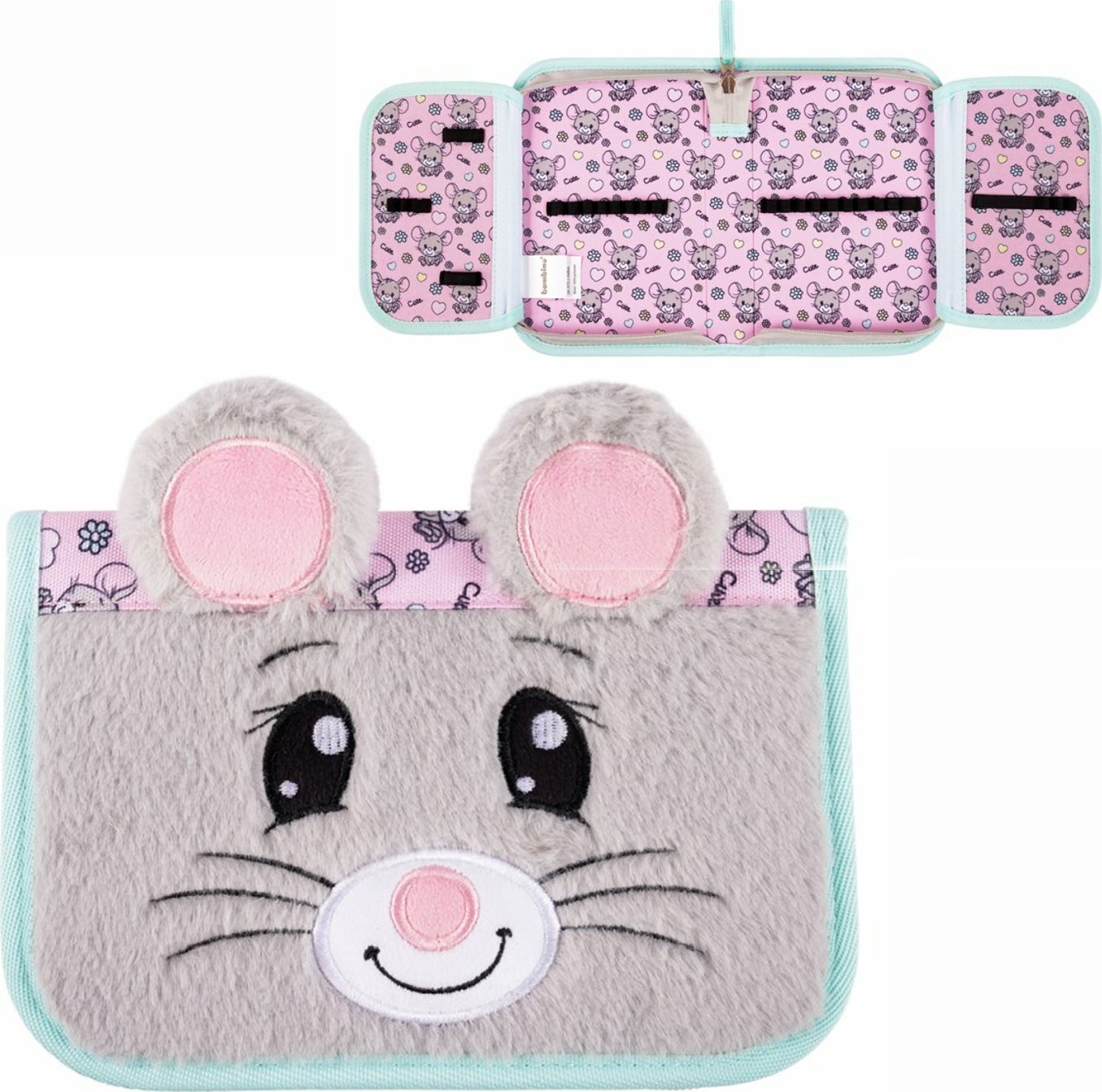 Piórnik Derform Piórnik dwuklapowy bez wyposażenia Bambino Mouse