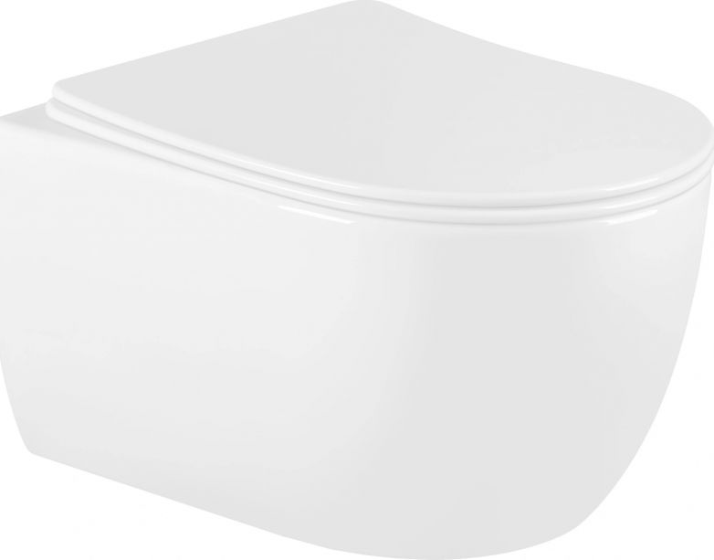 Miska WC Mexen Mexen Carmen miska wc Rimless z deską wolnoopadającą slim, duroplast, biała - 30880400