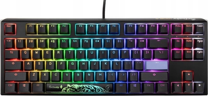Klawiatura Ducky Ducky One 3 Classic Black/White TKL Gaming Tastatur, RGB LED - MX-Black (US)