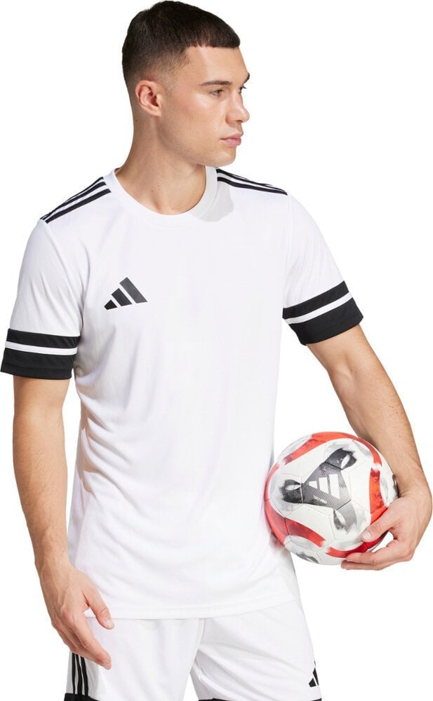 Koszulka męska adidas Squadra 25 biało-czarna JG5835 L