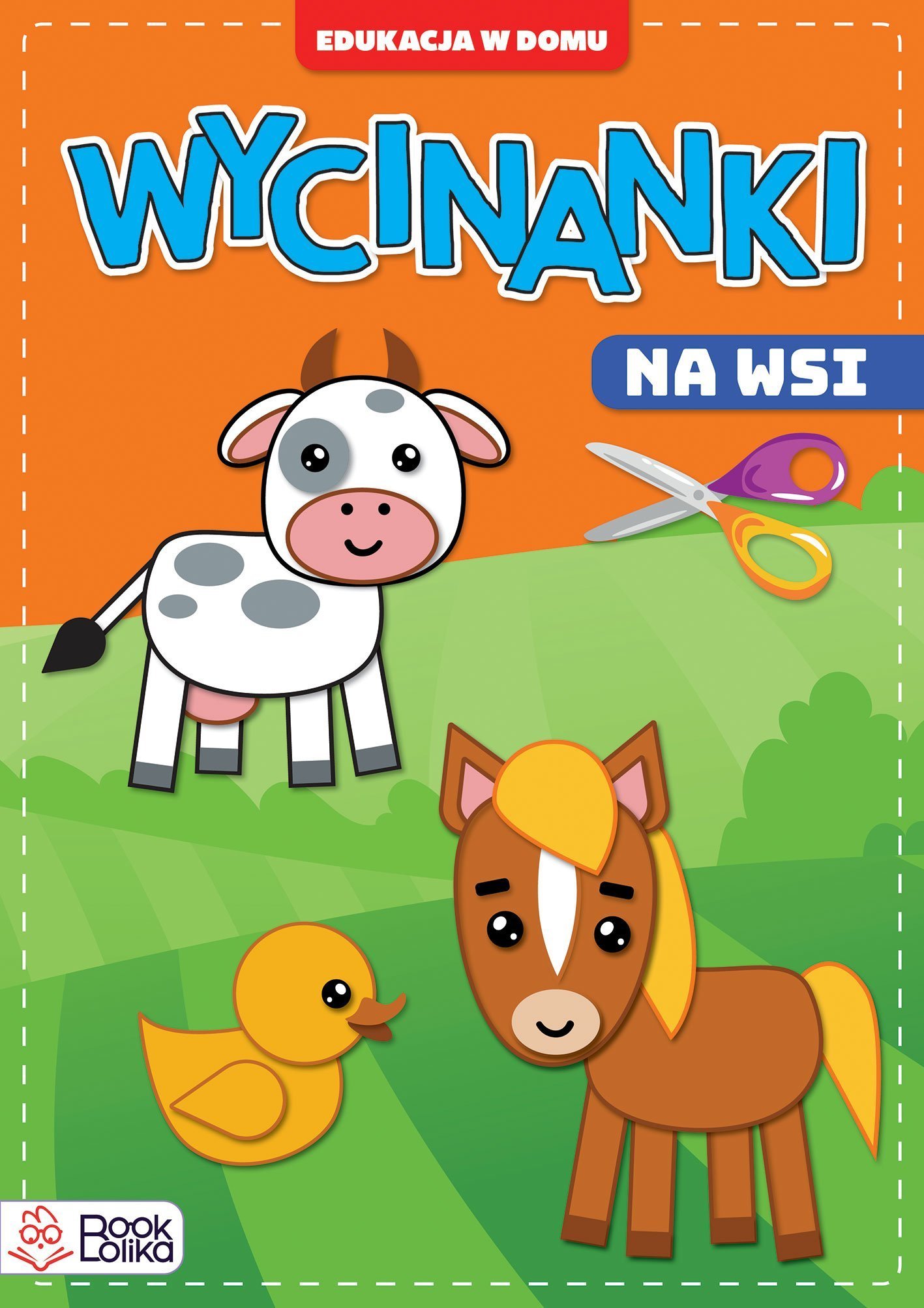 Wycinanki. Na wsi.