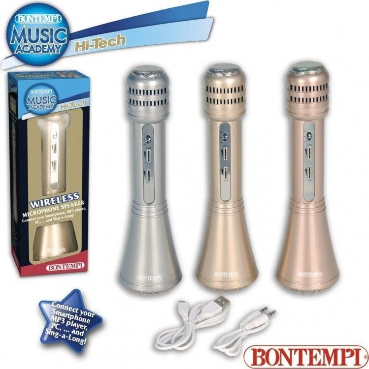 Bontempi Peterkin Star Bezprzewodowy Mikrofon Karaoke