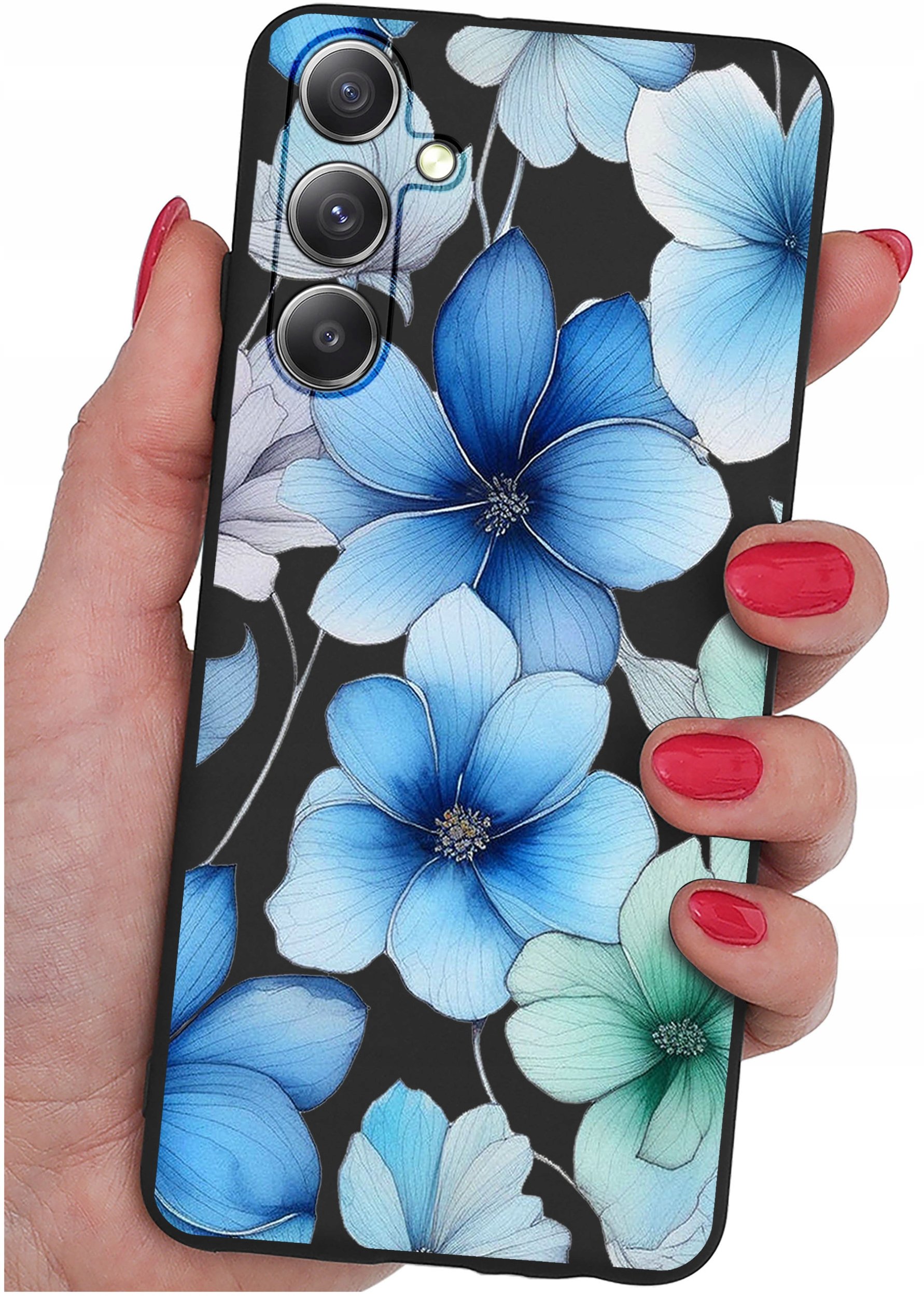 ETUI do Samsung Galaxy S25 WZORY | SILIKONOWE MATT CASE + SZKŁO 9H