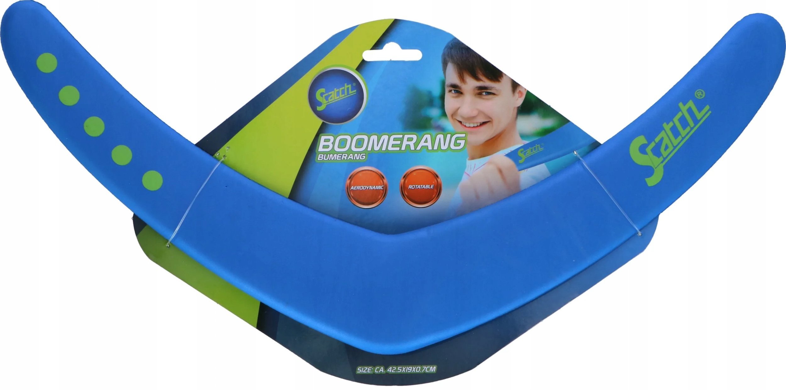 DYSK LATAJĄCY 42,5CM NIEBIESKI SCATCH