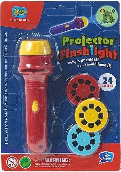 Projektor latarka na baterie MIX