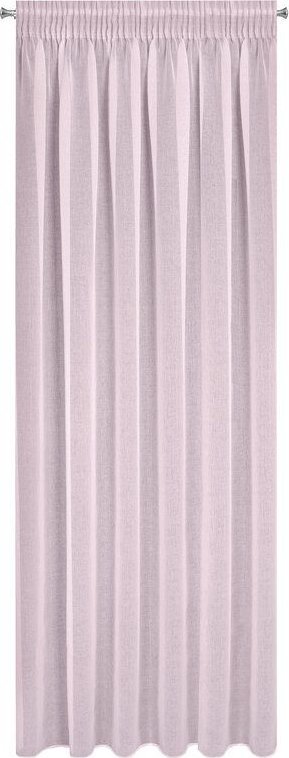 Eurofirany Firana na taśmie jednokolorowa z etaminy ARGEA 140X270 różowa