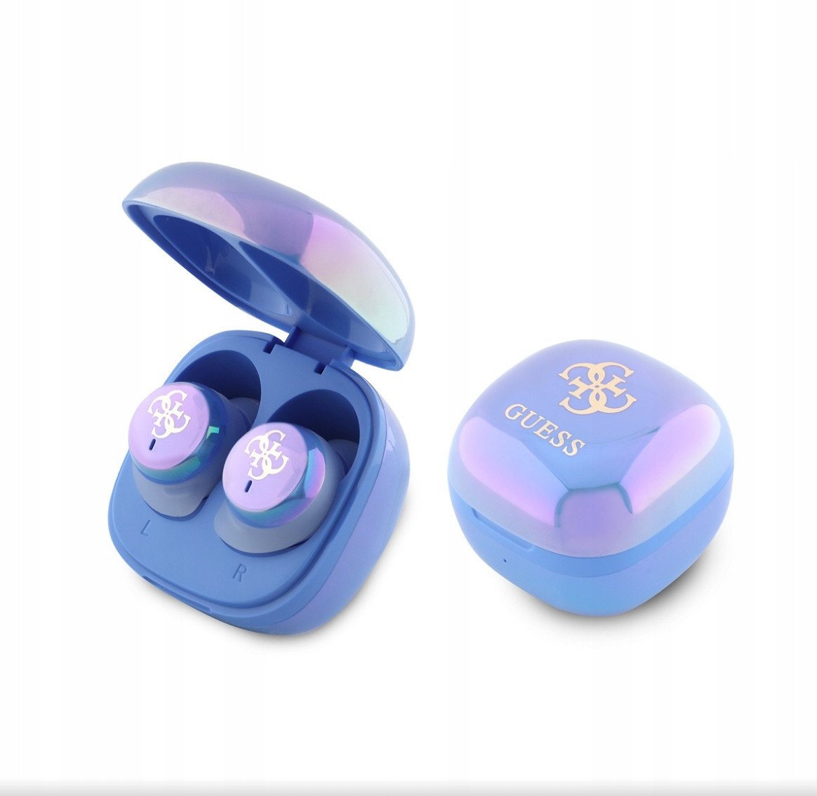 Guess 4G Logo Mini Tws Wireless Earphones Niebieskie