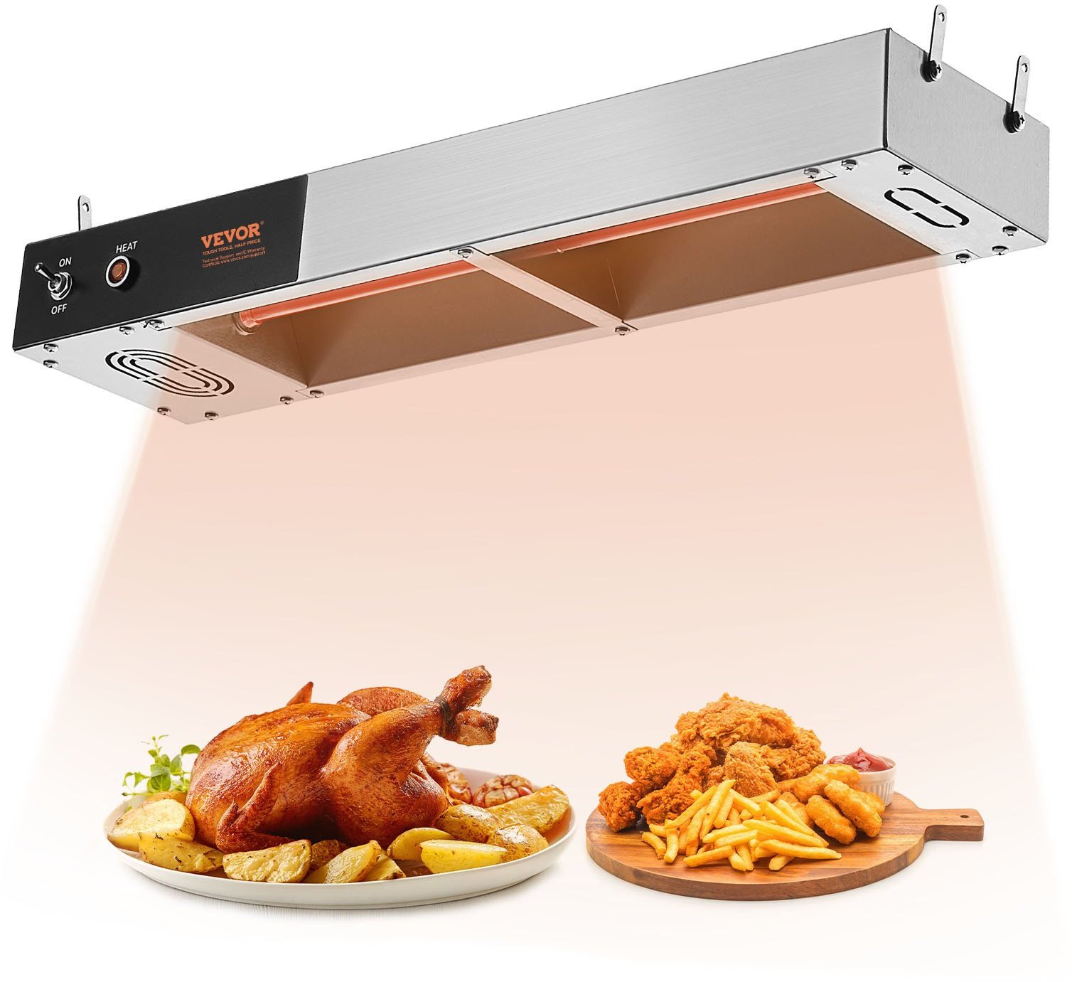 Lampa do podgrzewania żywności gastronomiczna 750W 61cm