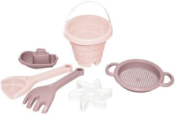 Różana Wata Cukrowa Zamek zestaw do piasku 6el