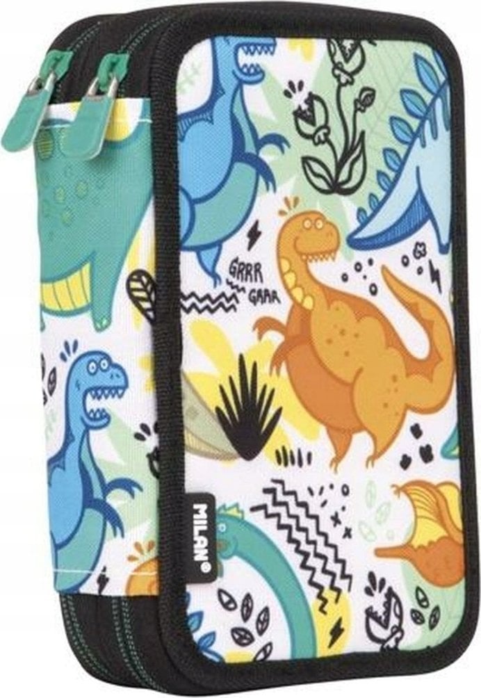 Piórnik Teka Piórnik 2-poziomowy z wyposażeniem Dinos MILAN