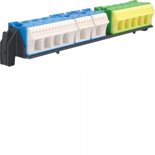 Wspornik z zaciskami PE/N QuickConnect do rozdzielnic 4-rzędowych VZ464