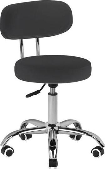 Activeshop Taboret kosmetyczny do pedicure A-007 czarny universal