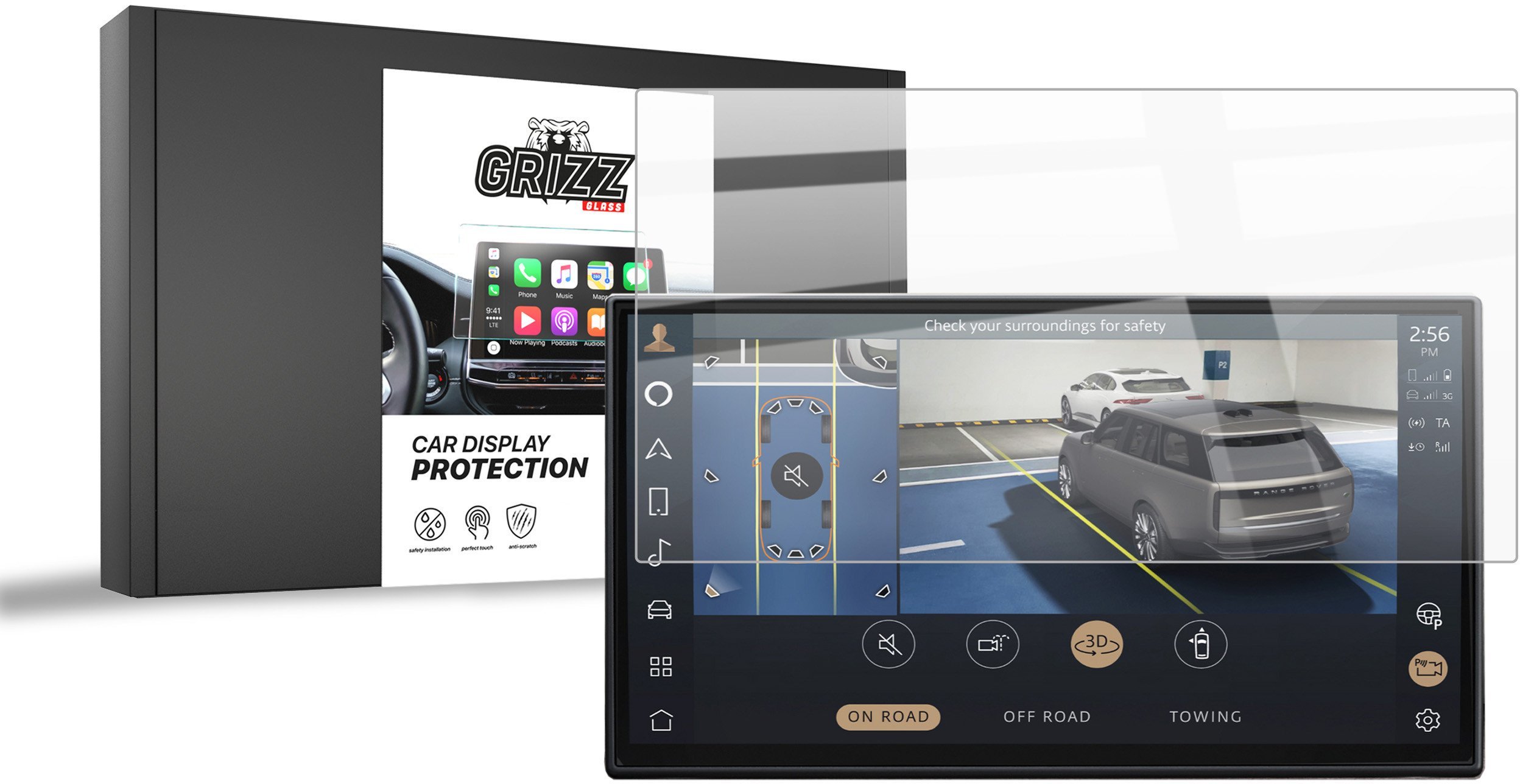 Folia ceramiczna GrizzGlass CarDisplay Protection do Range Rover Sport 2022-2024