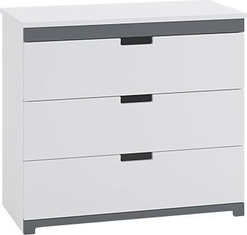 Elior Biała komoda dla dziecka - Candy 5X