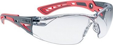 PROCERA RUSHPSPSIS - Okulary ochronne Bolle Rush Small szaro-czerwone