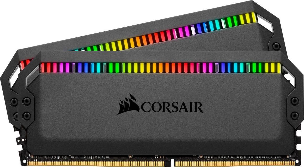 Pamięć Corsair Dominator Platinum RGB, DDR4, 32 GB, 3200MHz, CL16 (CMT32GX4M2C3200C16)