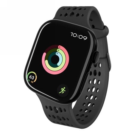 Decoded Silicone Ares O Band - silikonowy pasek do Apple Watch 40/42 mm (black)