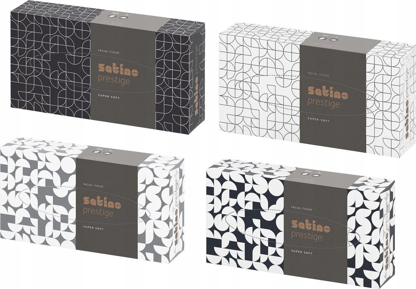 Wepa Wepa Satino Prestige - Chusteczki higieniczne w pudełku - 100 sztuk