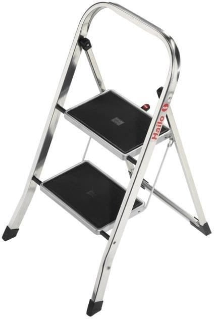 HAILO Folding stepladder K70 StandardLine / aluminum / 2 steps safety handle 4007126439260