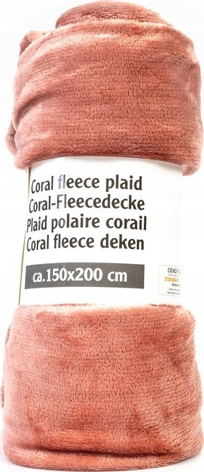Koc 150x200cm (koralowy)