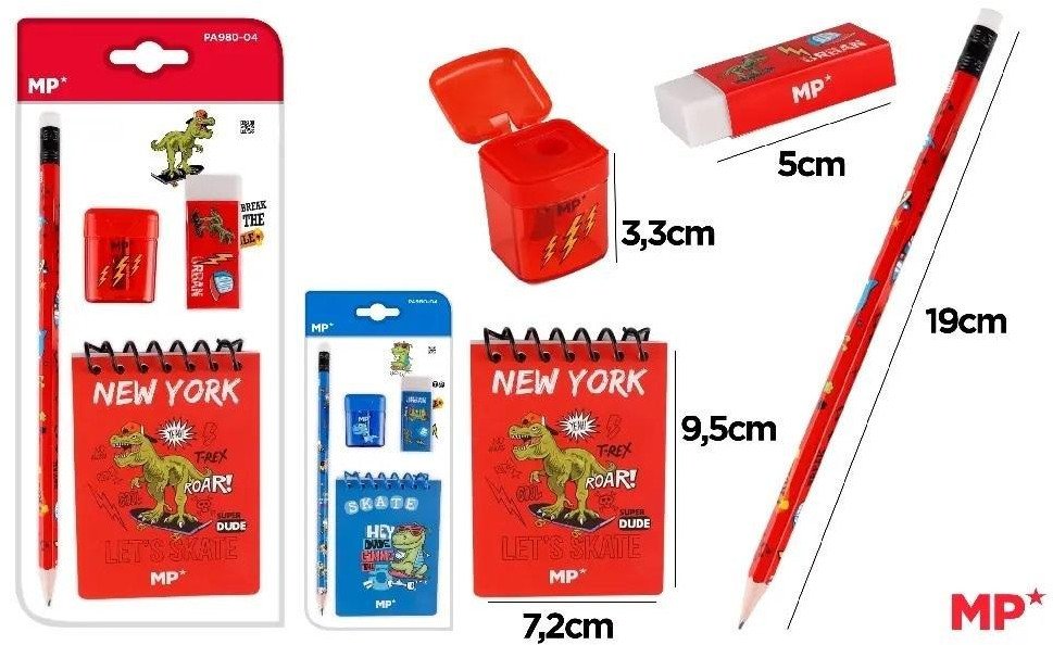 Main Paper Zestaw do pisania - dinozaur