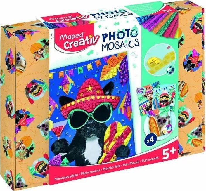 Maped Creativ Fotomozaiki Zwierzaki podróżniaki MAPED