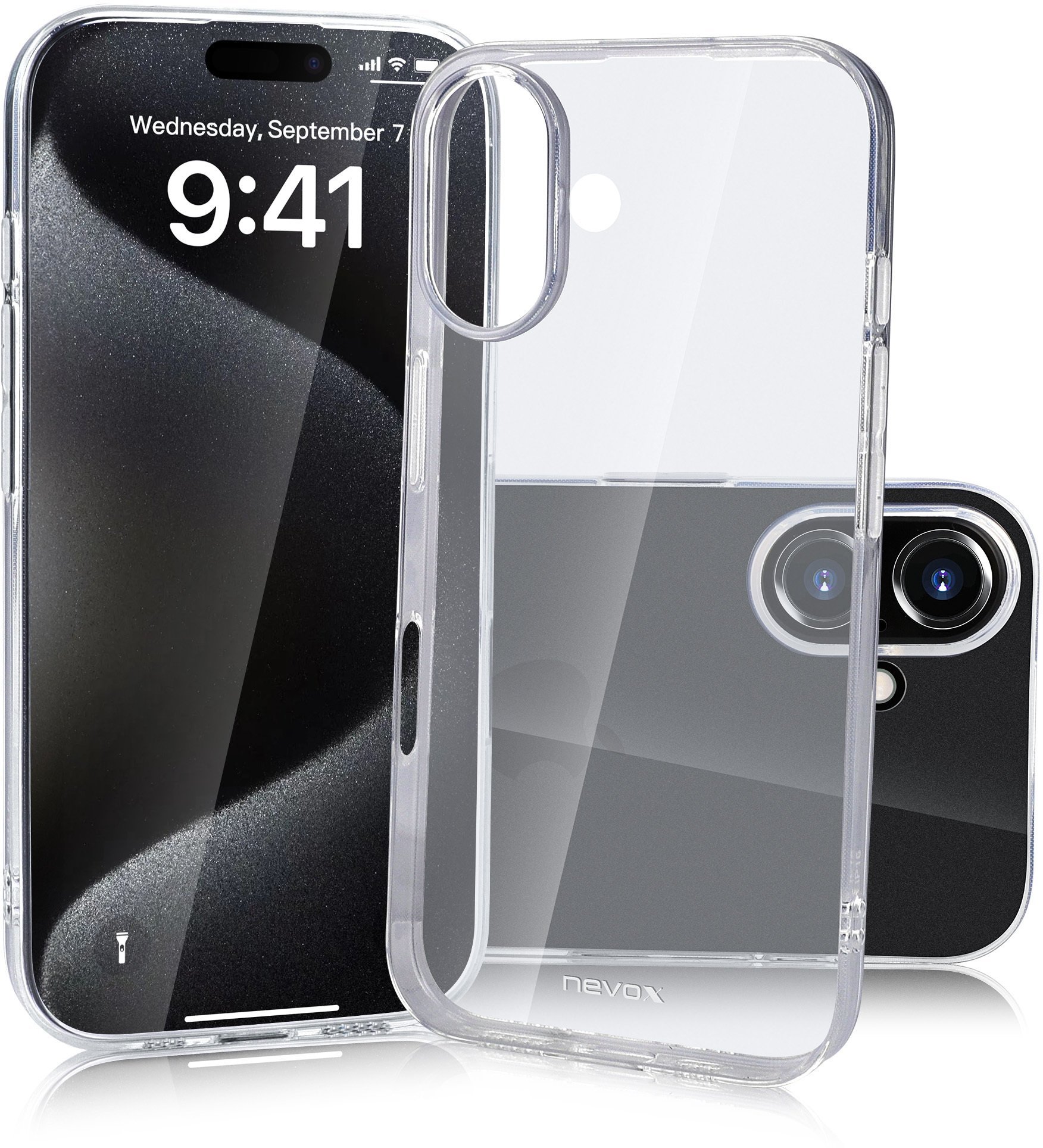 Nevox StyleShell Flex iPhone 16 transparent