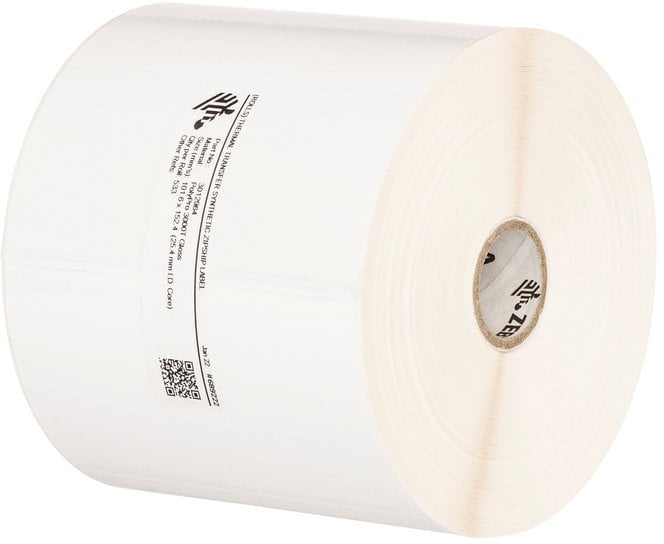 LABEL, POLYOLEFIN, 101.6X76.2MM; THERMAL TRANSFER, POLYO 3100T, PERMANENT ADHESIVE, 76MM CORE
