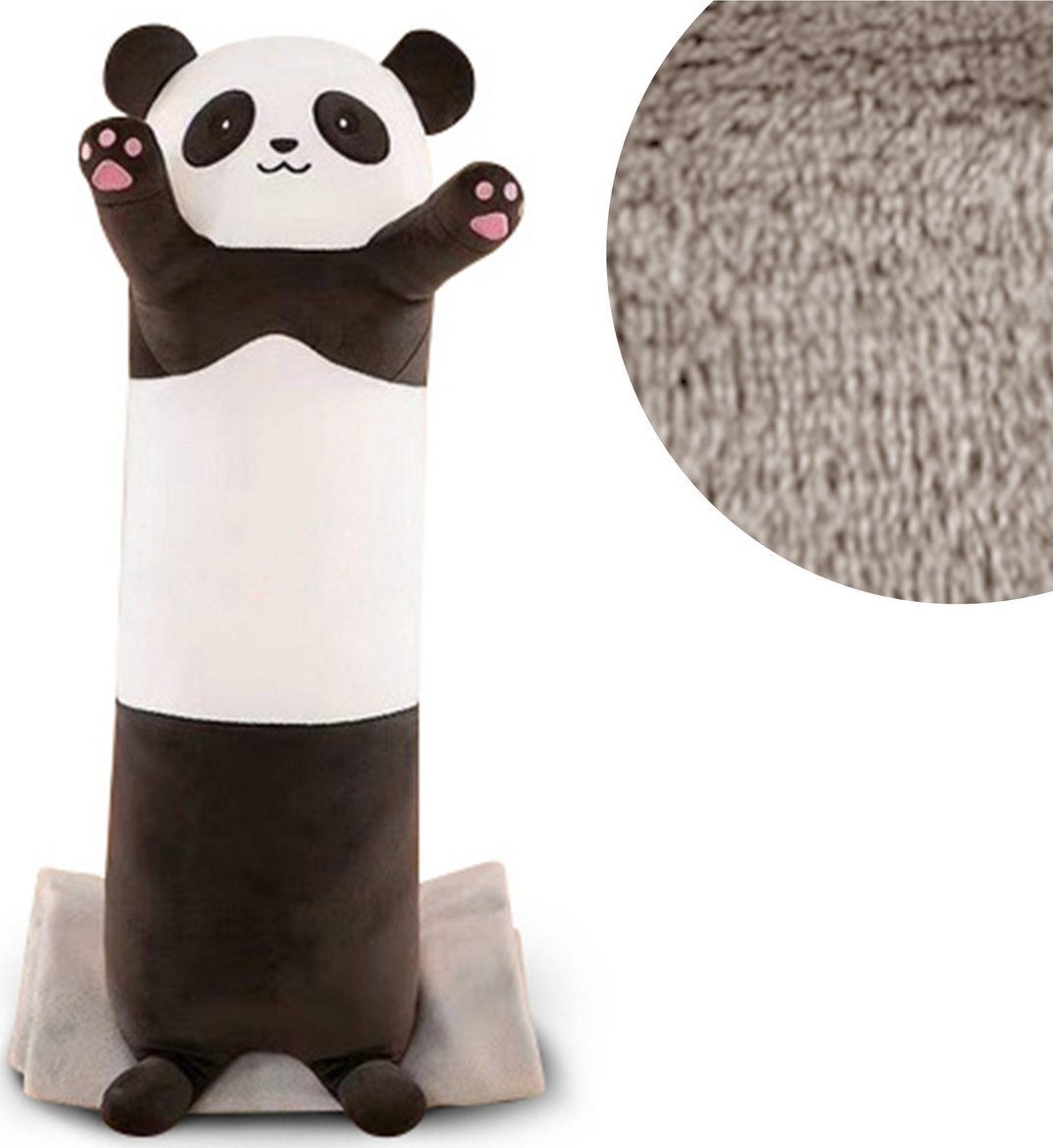 LOZKOHOLICY.PL Sp.z o.o. Sp. K. Maskotka Poduszka 3w1 z Ukrytym Kocem 100x160 Mikrofibra 51