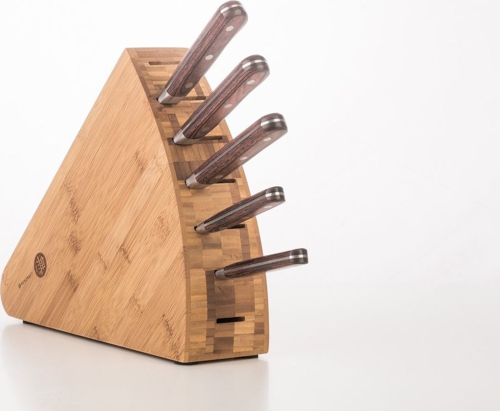 Suncraft Zestaw noży Suncraft Senzo Clad z blokiem: [AS-SET] uniwersalny