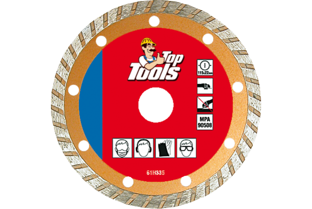 Top Tools Tarcza diamentowa 125x22x2,2mm turbo - 61H345