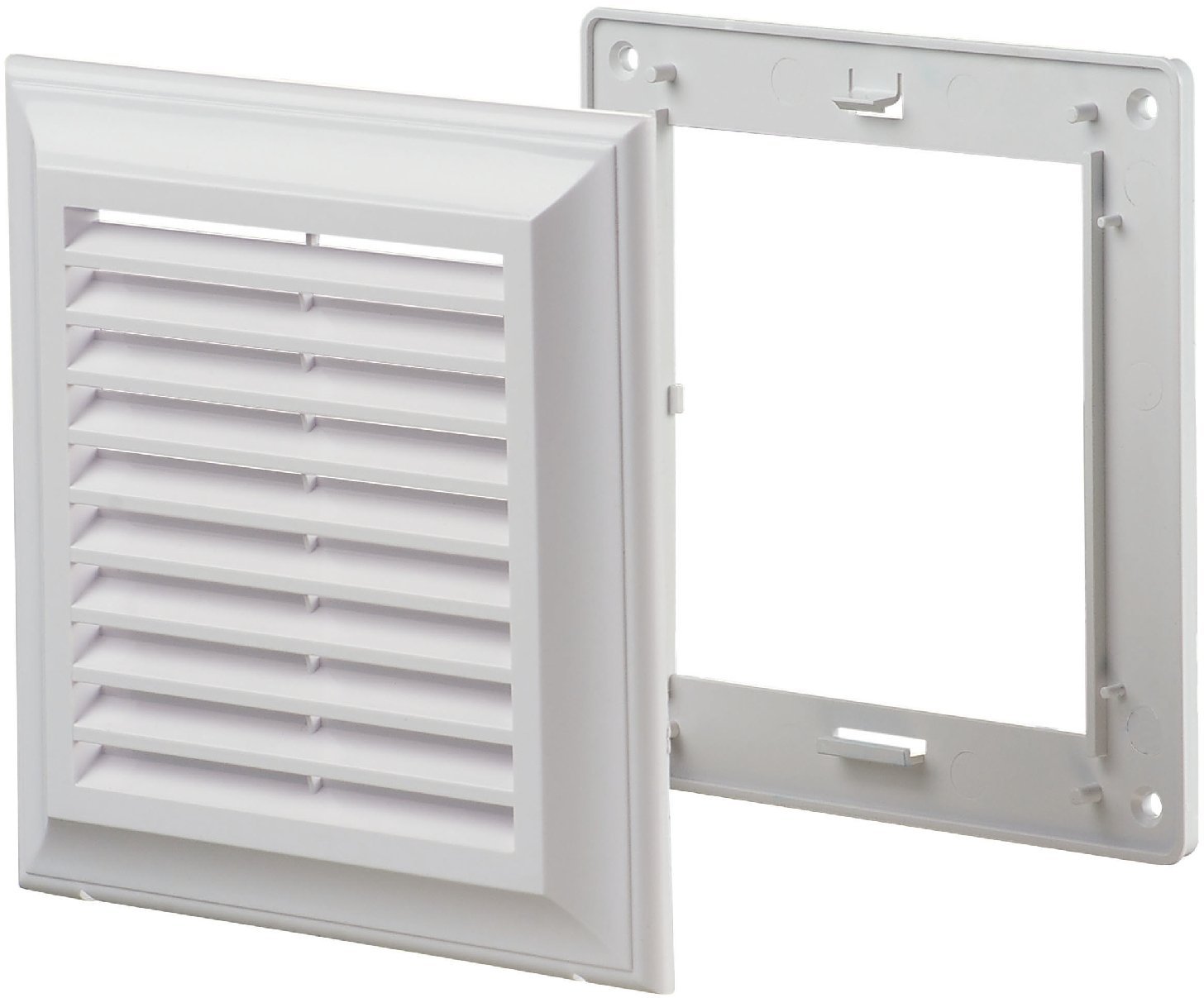 Kratka wentylacyjna 180x250mm z siatką bez kołnierza biała EL250AU