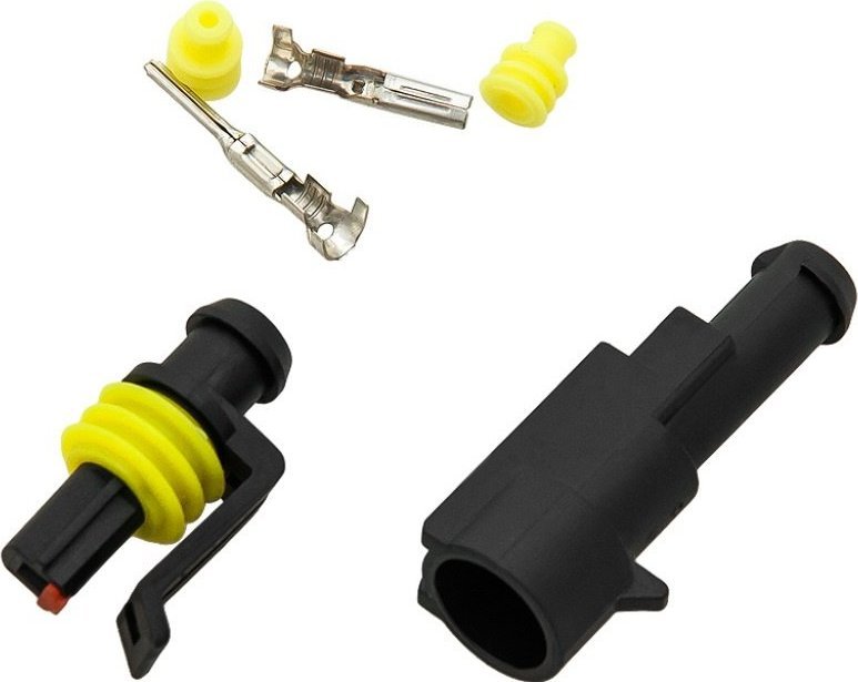 ZŁĄCZKA KOSTKA HERMETYCZNA POJEDYNCZA IP67 DO AUTA