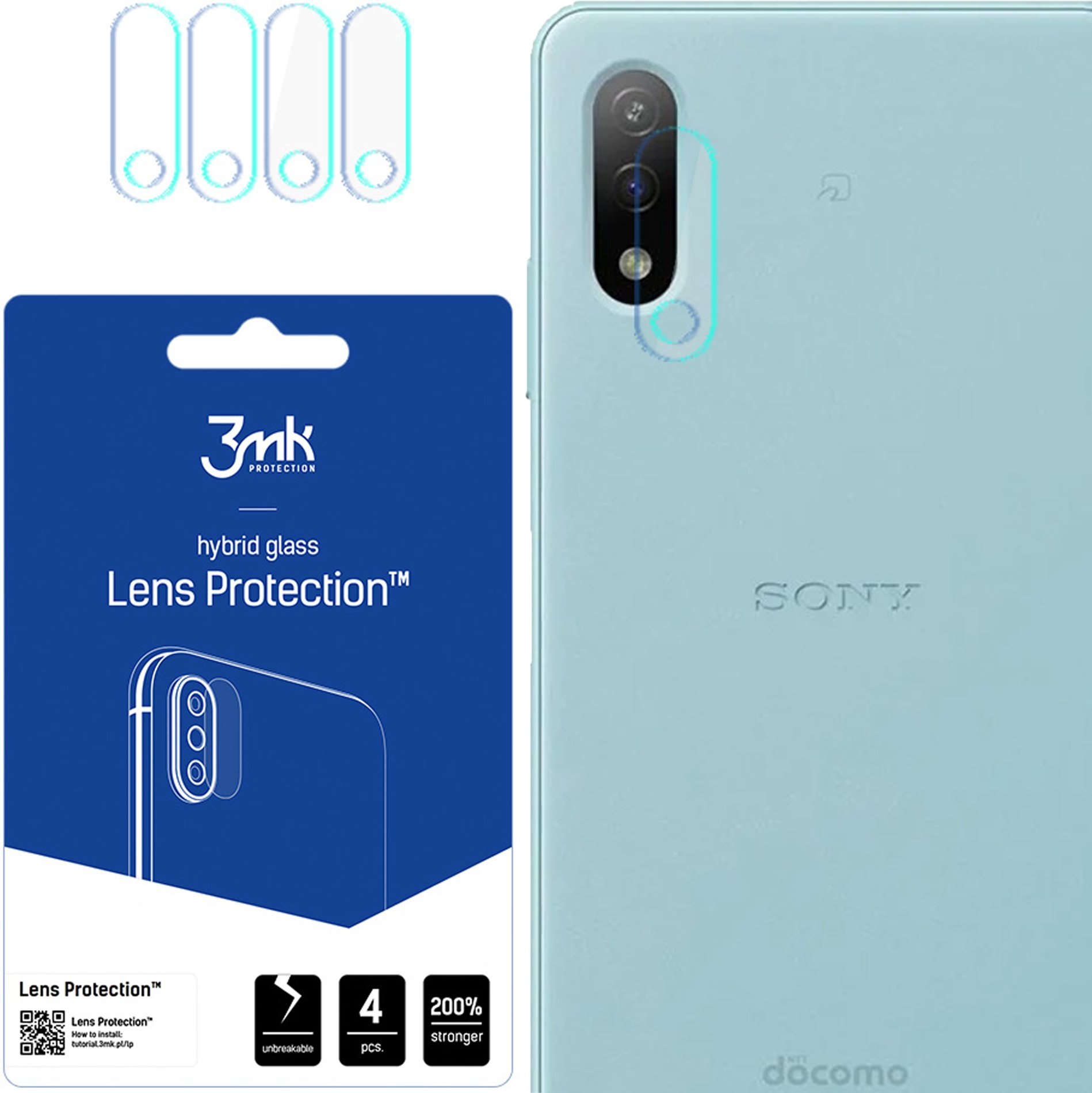 SONY XPERIA ACE II - 3MK LENS PROTECTION