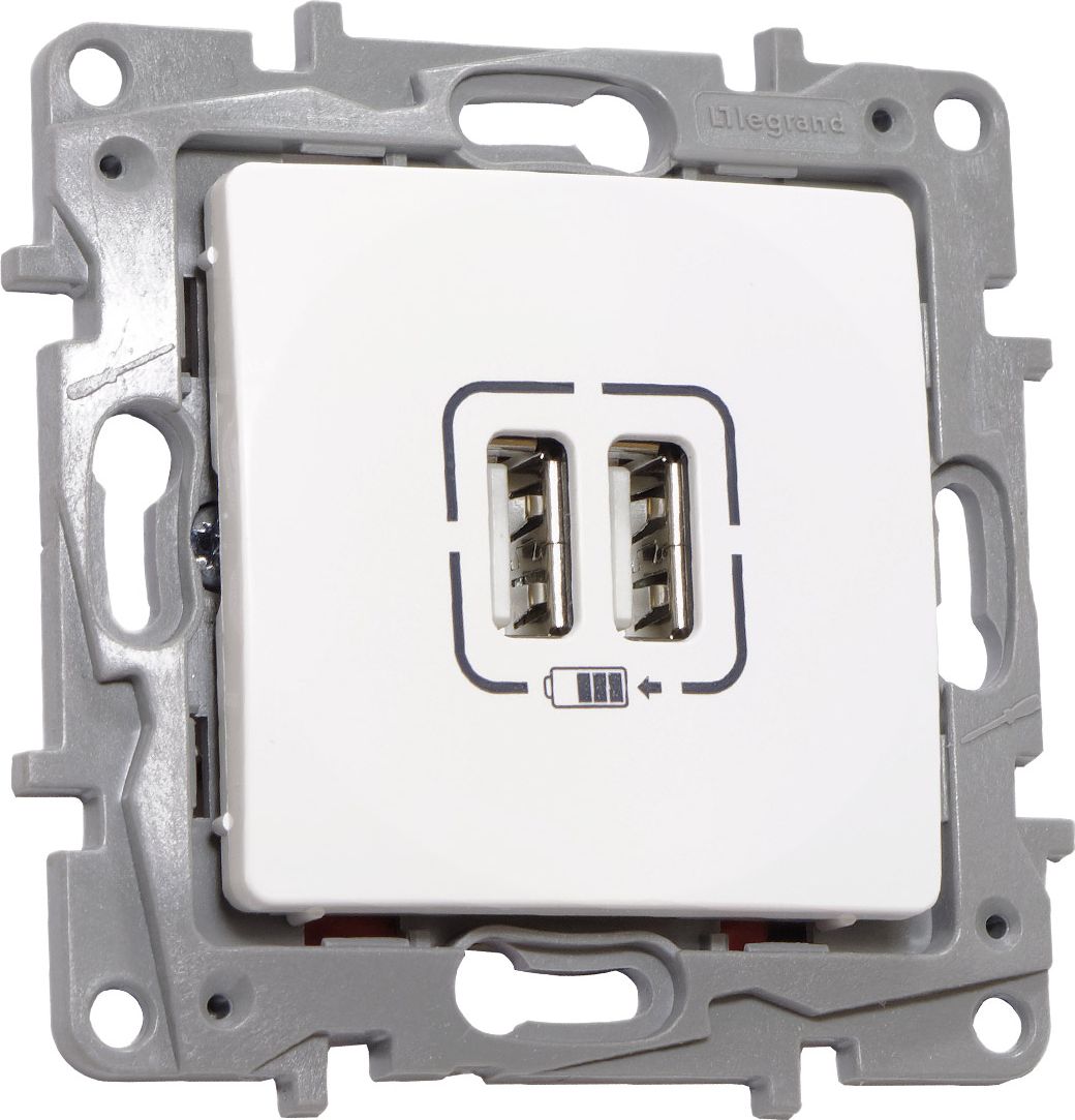 Legrand Legrand NILOE Gniazdo ładowarka USB podwójna do ramki 764594
