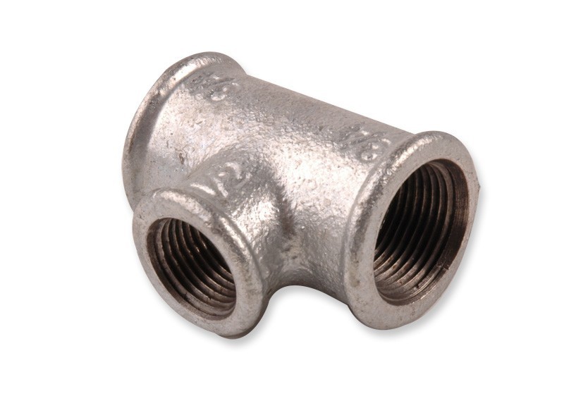 Trójnik żeliwny ocynkowany 1\"
