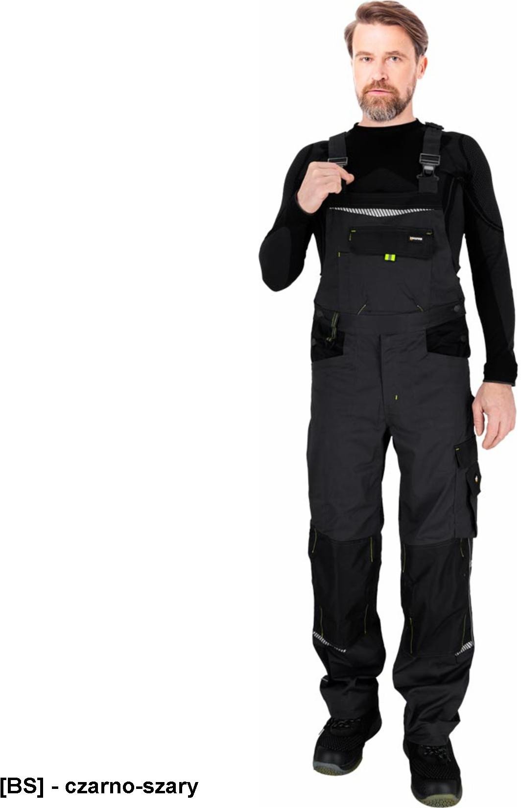 LH-TAURUS-B - Spodnie ochronne ogrodniczki, męskie 52