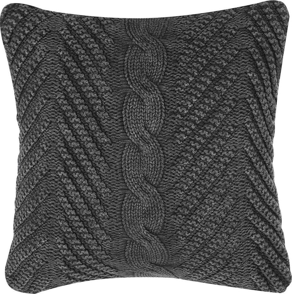 Beliani Bawełniana poduszka dekoracyjna tłoczona 45 x 45 cm szara KONNI!