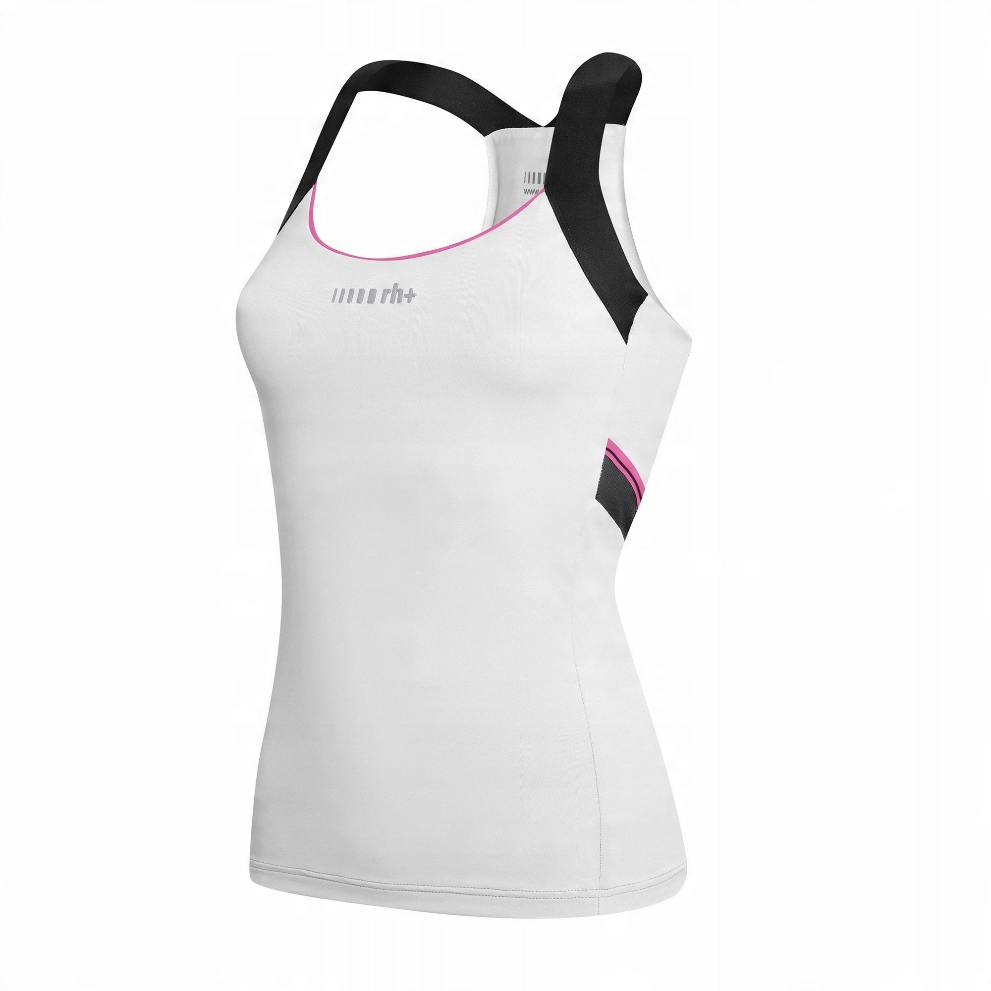 Damska koszulka rowerowa zeroRH+ Mirage W WHITE-BLACK-DEEP PINK - M