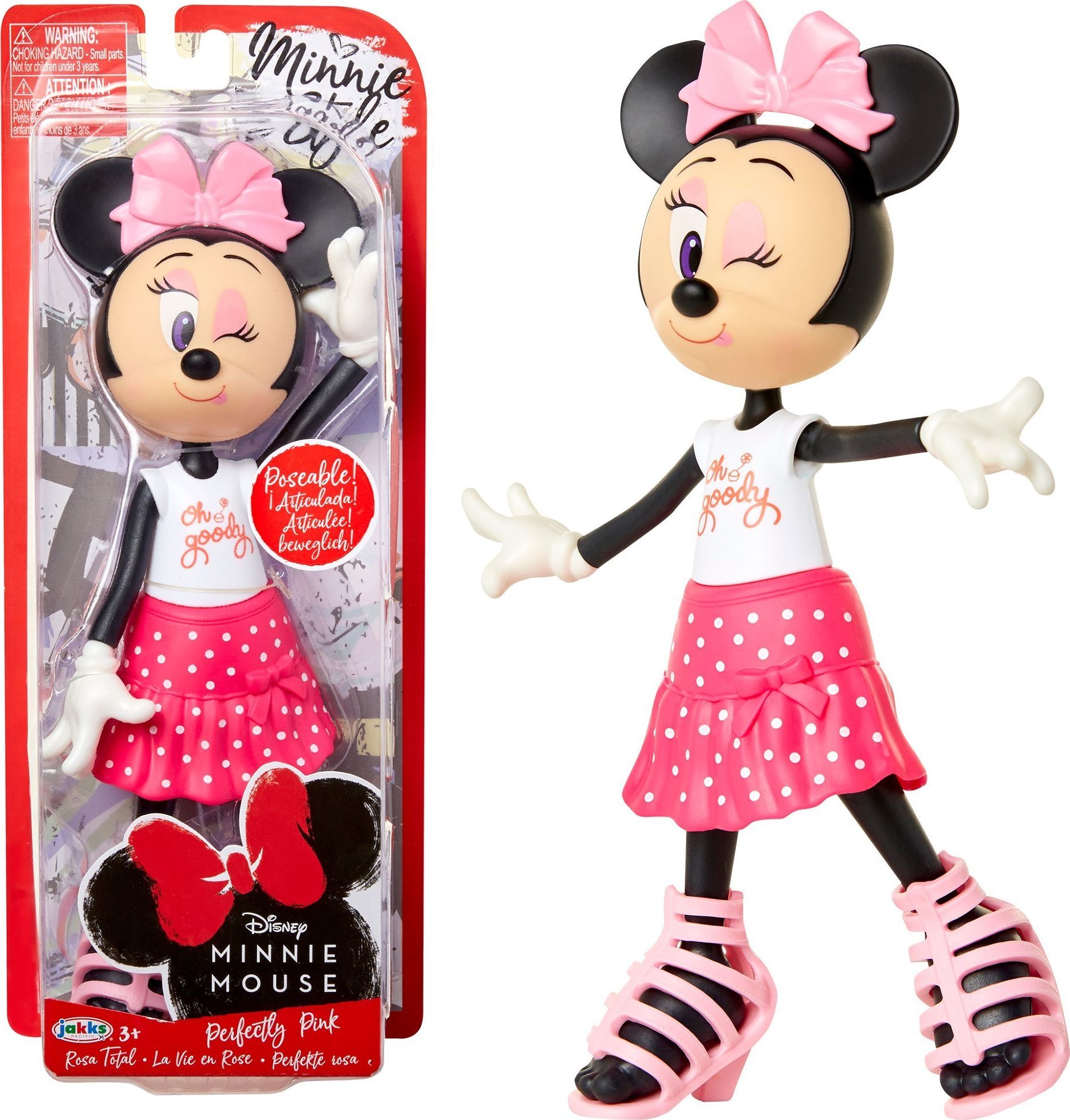 Figurka Jakks Pacific Figurka Disney Myszka Minnie Perfekcyjny Róż