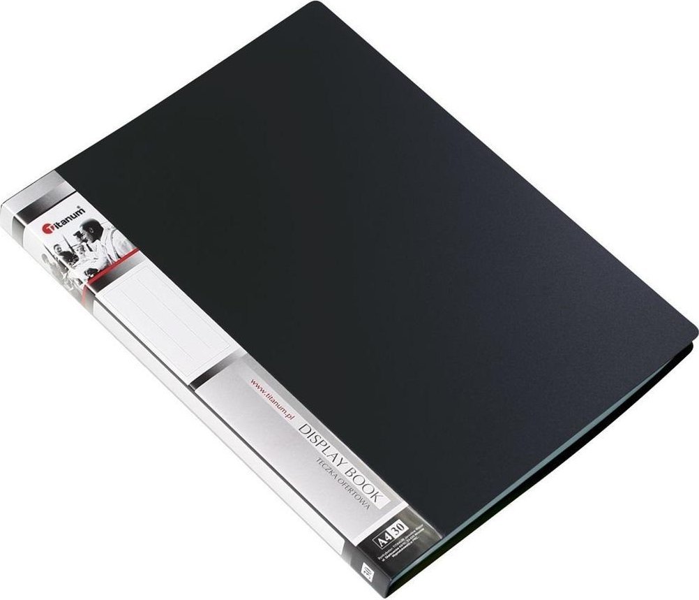 Teczka ofertowa A4 30 koszulek czarna