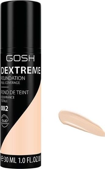 Gosh Dextreme Foundation Full Coverage 002 Ivory 30ml