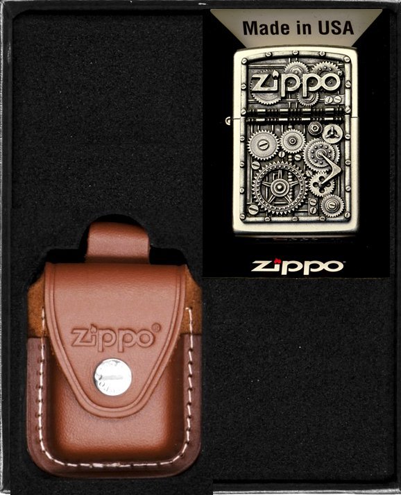 Zestaw ZIPPO Zapalniczka GEAR WEELS Prezentowy No2