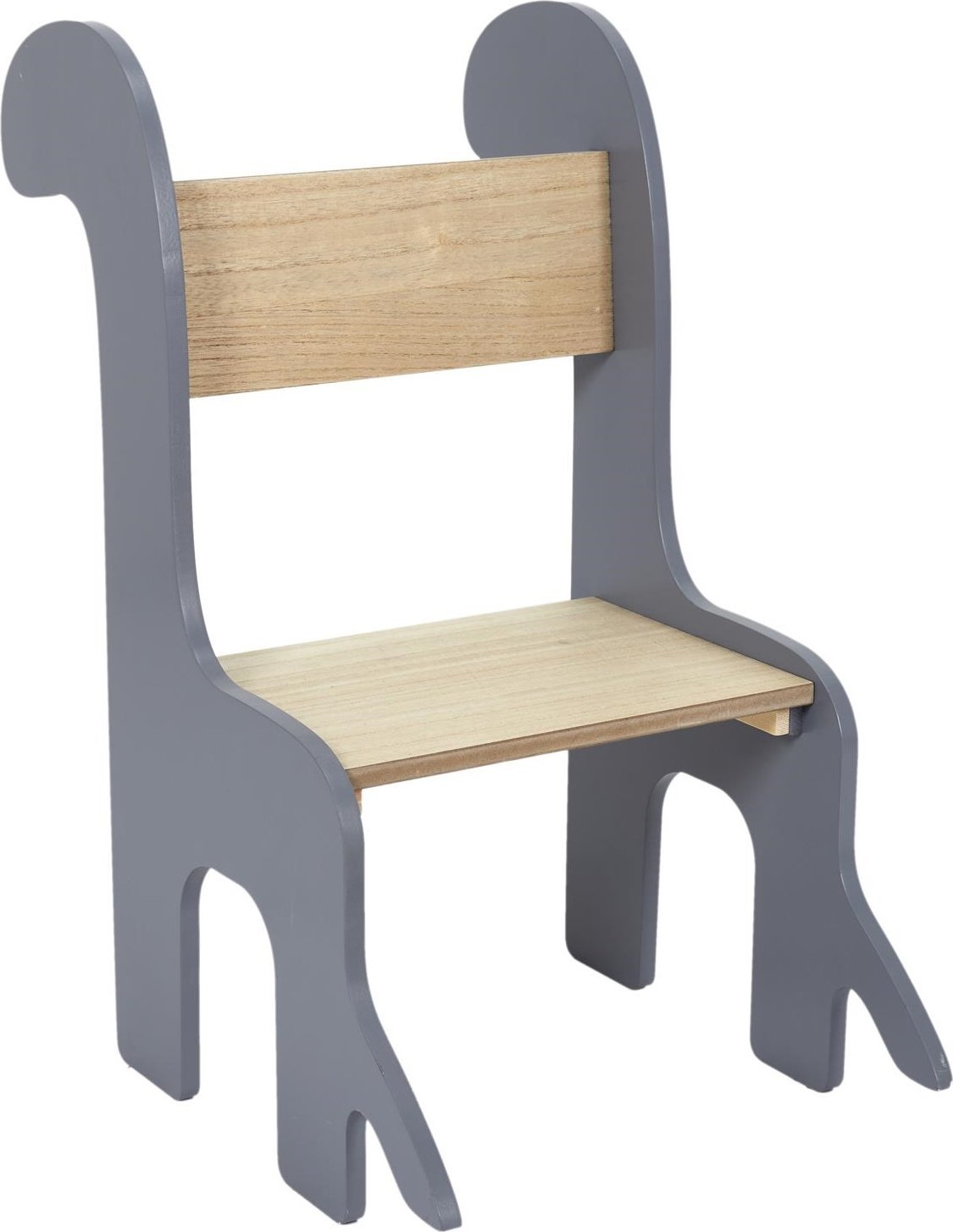 Intesi INTESI KRZESŁO DZIECIĘCE DINO SZARY/NATURALNY