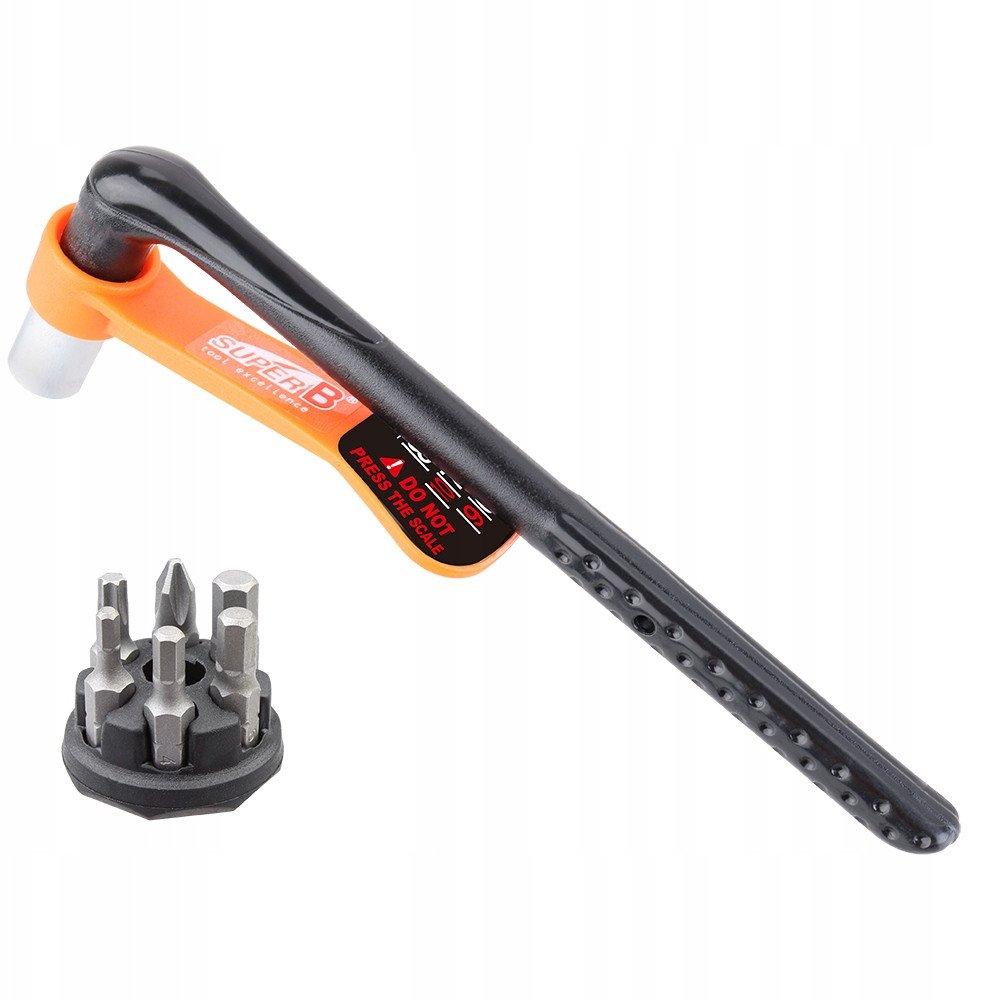 Klucz dynamometryczny Super-B Torque 3-10 Nm z zestawem bitów