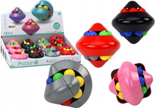 LeanToys Magiczna Kula Łamigłówka Kulka Gra Logiczna Kulka Kolorowa