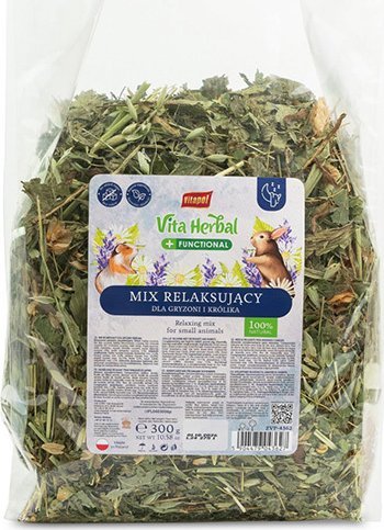 Vitapol Vita Herbal Functional mix Mieszanka relaksująca dla gryzoni i królików 300 g
