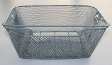 Basil Kosz na tylny bagażnik BASKET-4 Bottom hooks, stalowy srebrny (BAS-11118)
