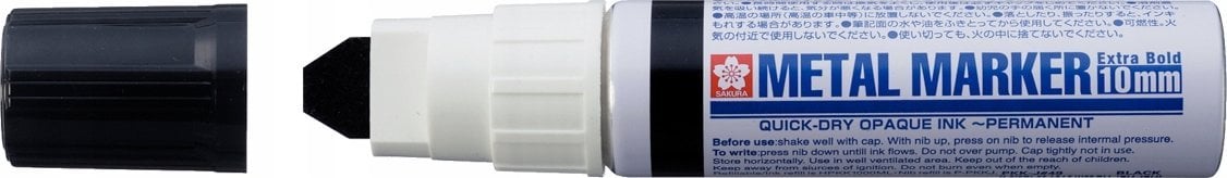 Sakura Marker METAL czarny pogrubiony, Sakura